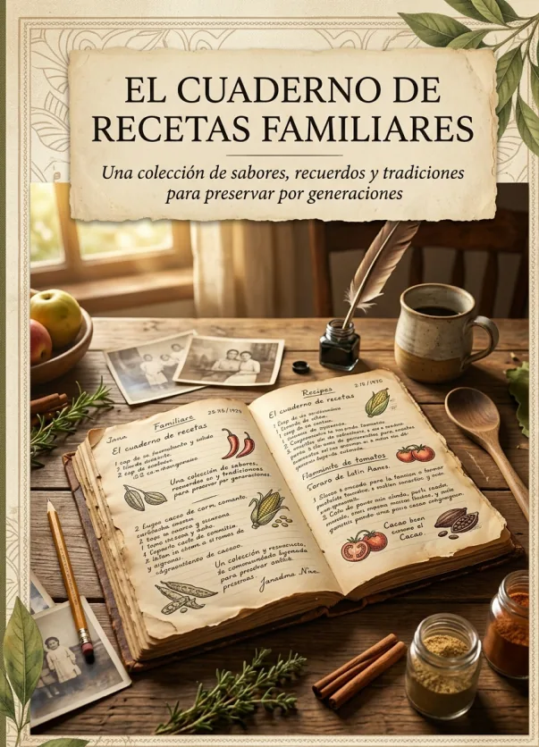 El cuaderno de recetas familiares